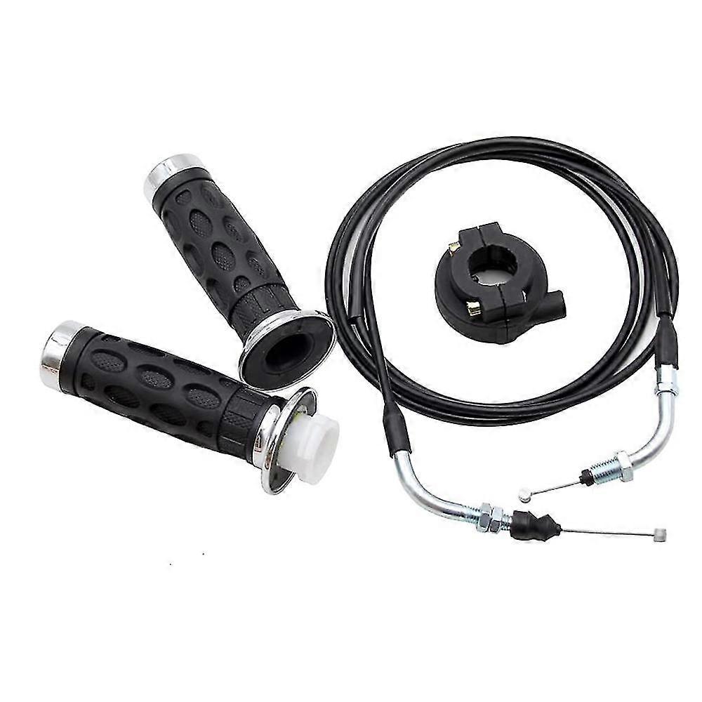 Universal Throttle Twist Grip Set With 78 Inch Scooter Throttle Cable For 50cc 80cc 125cc 150cc Gy6
