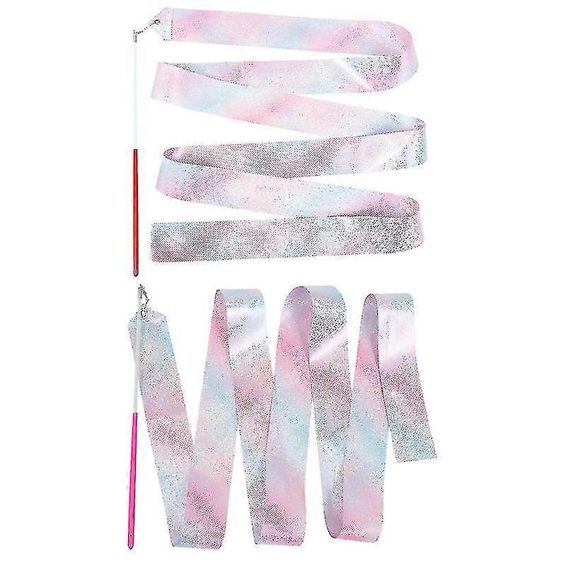 2pcs Children Shining Gymnastics Streamers For Performance Competition