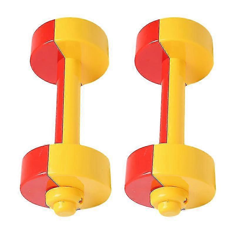 1 Pair Plastic Dumbbells Ergonomic Children Sports Fitness Barbells Hand Bars