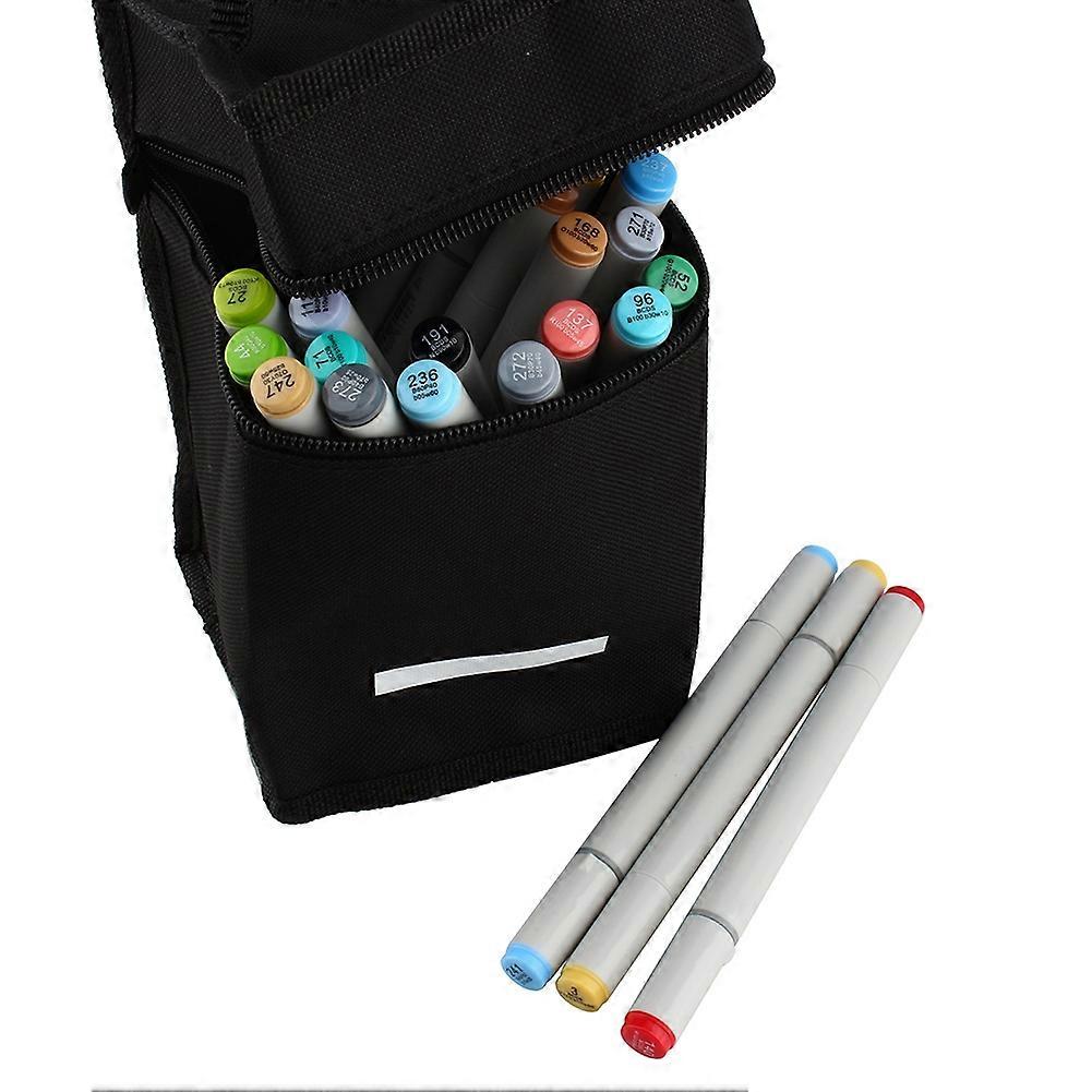 36 Colors Double Sided Markers Sketch Marker Pen Sketch Set Black Pencil Bag Artist Necessary