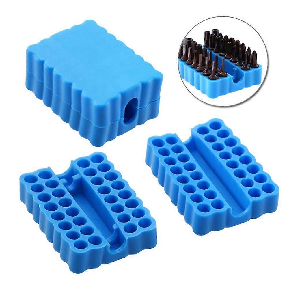 32 Holes Bit Storage Screwdriver Bit Holder Hex Bit Holder Screwdriver Bit Organizer Drill Bit Organizer For Storing Bits