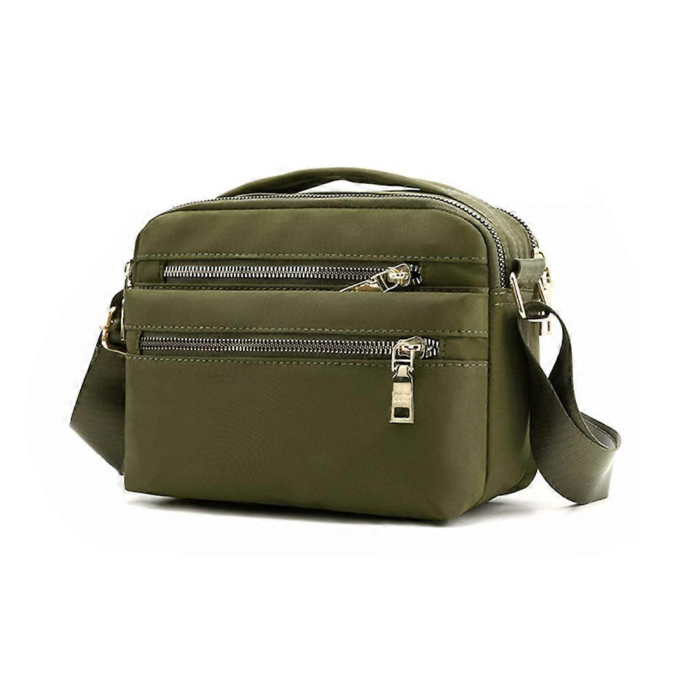 Multi Pockets Axelhandväskor Liten lätt reseväska Justerbar rem