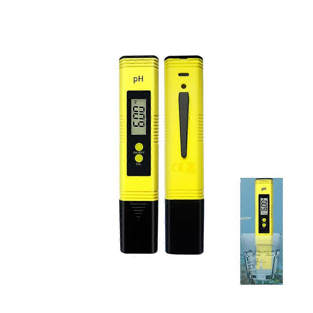 2pcs Orange Water Quality Detection Pen PH Tester