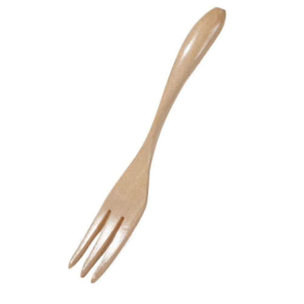 Wooden Spoon Fork Bamboo Kitchen Cooking Utensil Tools Soup-teaspoon Tableware
