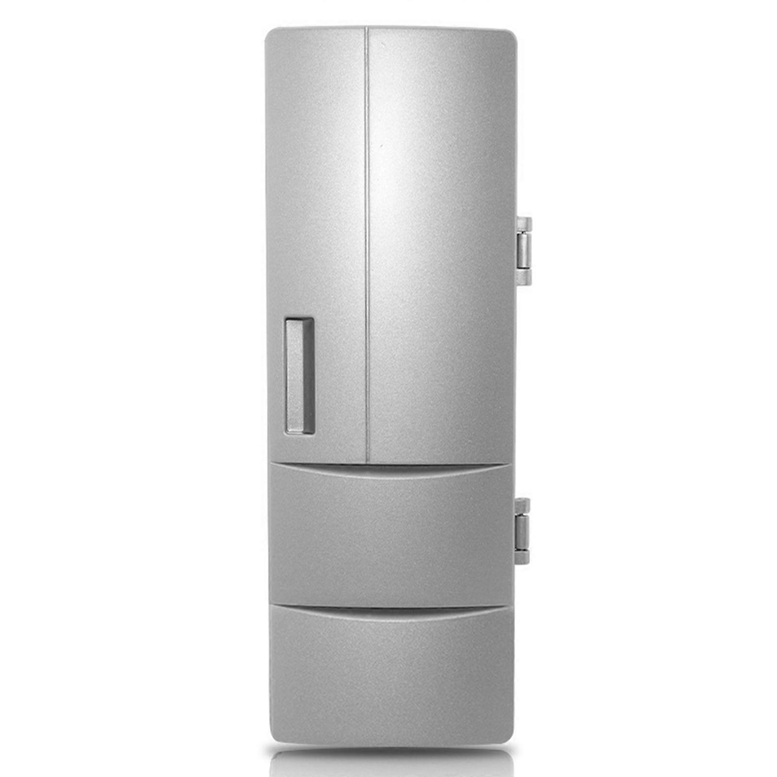 Mini USB Fridge Drink Cans Cooler/Warmer Beverage Refrigerator for Computer