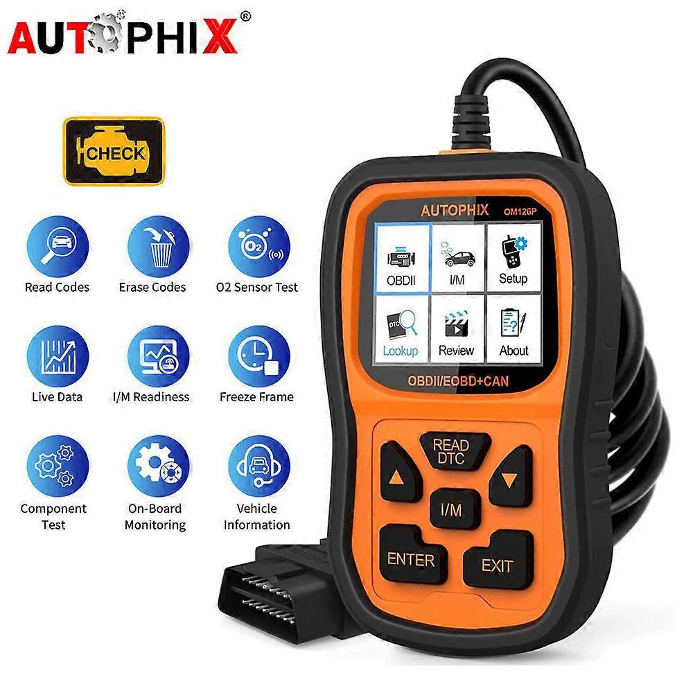 Autophix OM126P OBD2 Scanner Code Reader Automotive Scanner EOBD JOBD Universal Scan Tools OBD2 Car Engine Analyzer