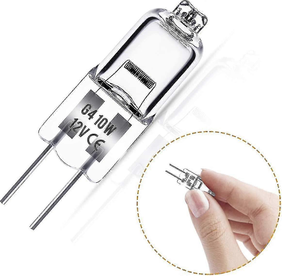 G4 Halogen Bulb, G4 Bulb 12v 10w, Warm White 3000k, 150lm, Dimmable, G4 Halogen Lamp, Clear Capsule Lamp