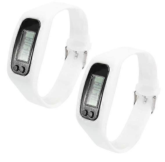Fitness Tracker， - 2pcs 3d Digital Watch Pedometer For Walking Running Simply
