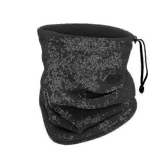 Winter Drawstring Polar Fleece Neck Gaiter