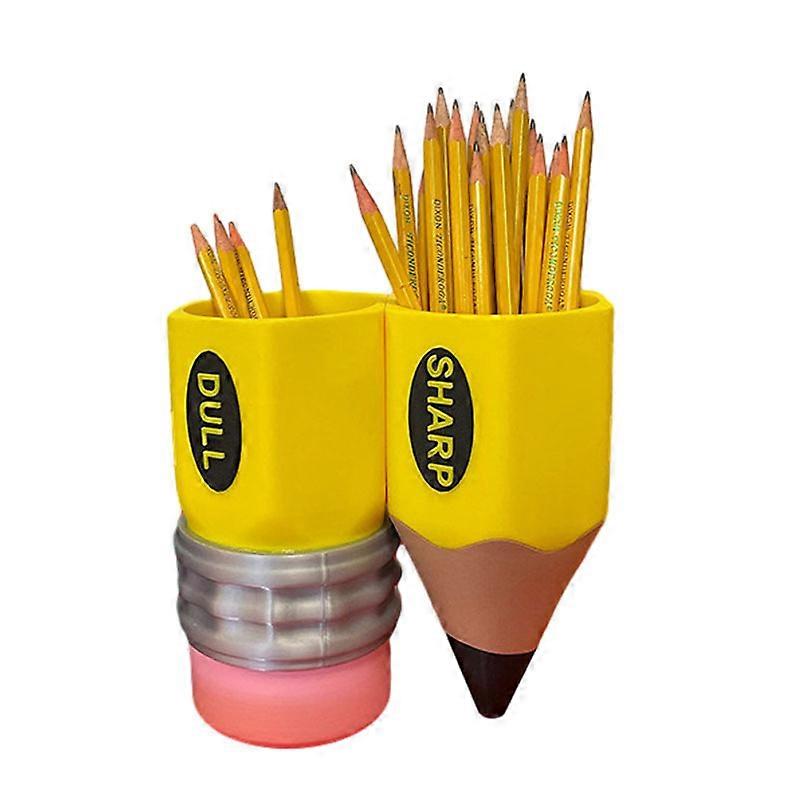 Pencil Shaped Pen Holder for Desk Makeup Brushes Holder