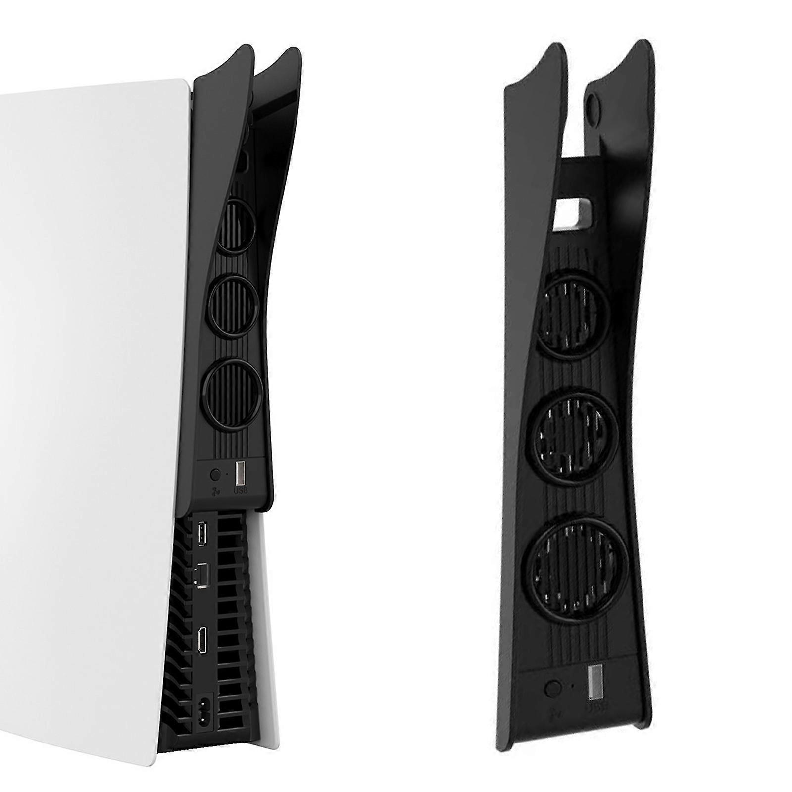 PS5 Host Cooling Fan Bracket PS5 Host Cooling Accessories, PS5 Game Earphone Storage Hook & Rear Cooling Fan