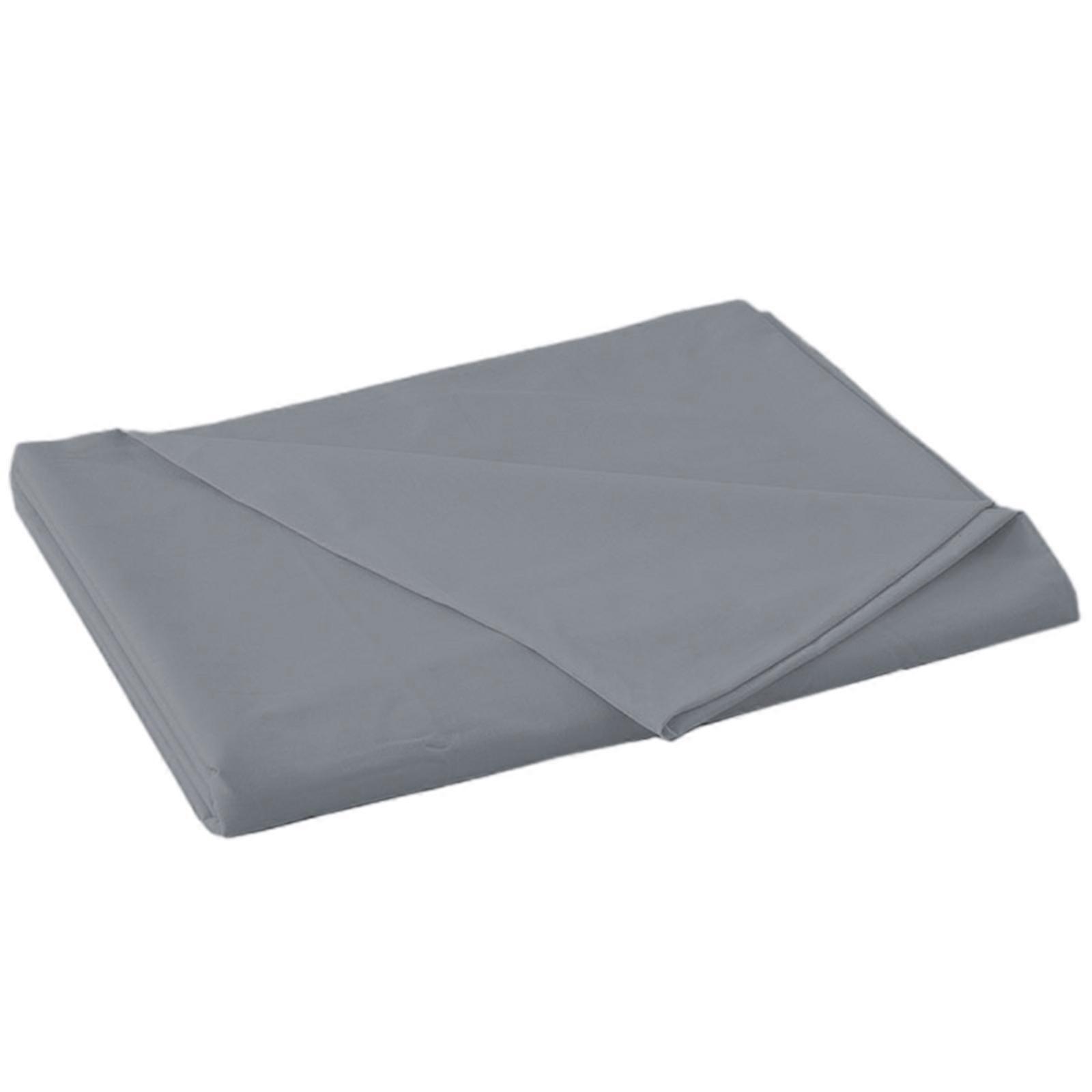 Bed Sheet Dormitory Bed Sheet Friendly Home Solid Color Easy Double Brushed Bed Sheet 230x220x0.2cm