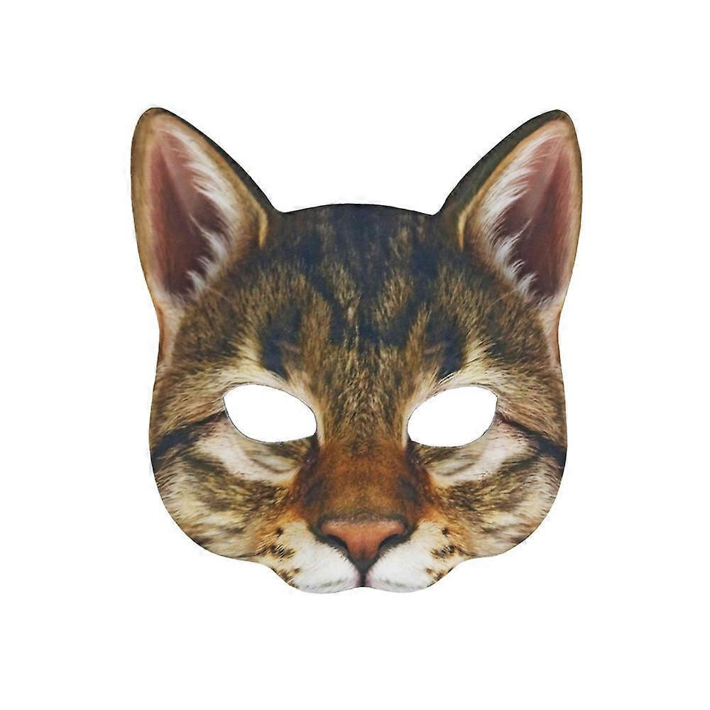 Masque Chat Blanc à Peindre, Vierge, Pour Halloween, Carnaval Et Cosplay