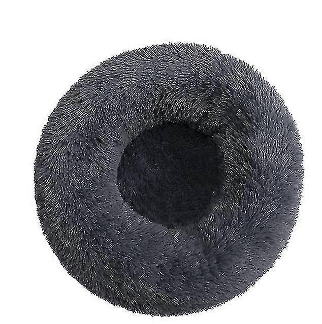 Dog Bed /cat Bed Washable Calming Comfy Donut Style Plush Pet Cat Or Dog Be