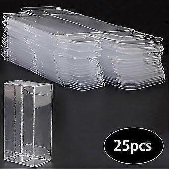 25 Pack Of Pvc Toy Car Display Boxes - Transparent And Dustproof - Ideal For Hot Wheels, Tomica & Matchbox 1/64 Cars - Organize And Showcase Your Coll