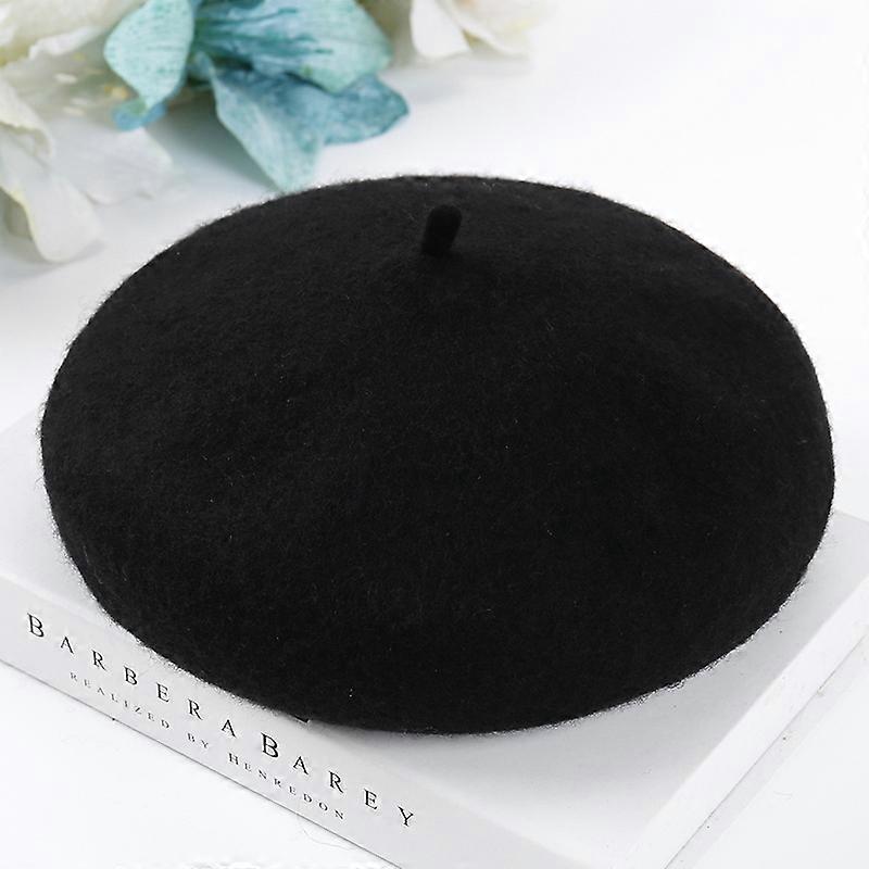 Breathable Wool Beret Hat for Fall Winter