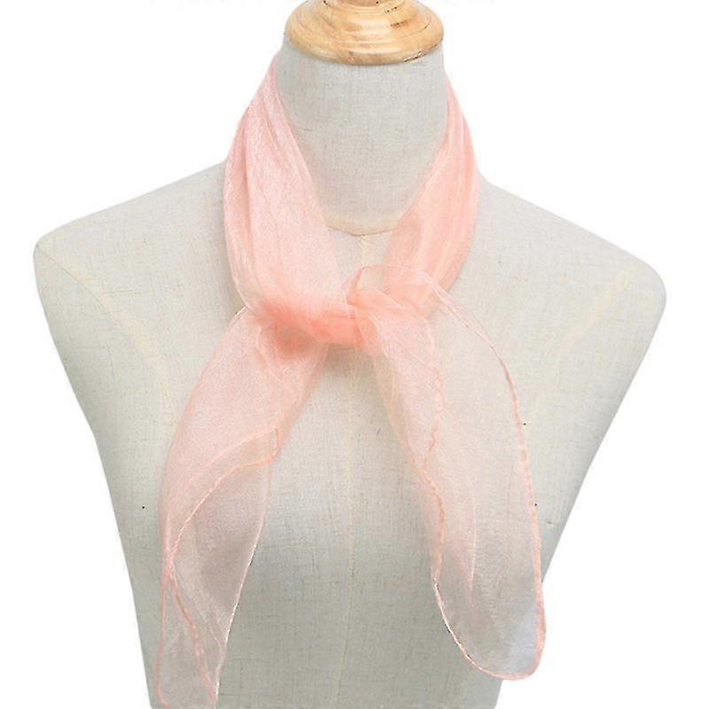 Donne Chiffon Sciarpa leggera Sciarpe Collo Cravatta Testa Wrap Stole Scialle