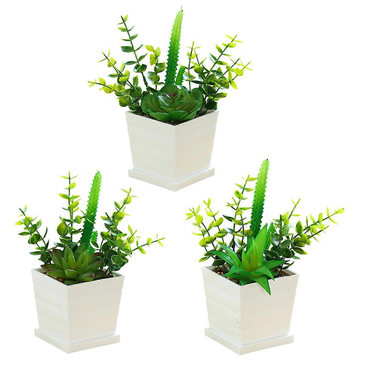 3-pack creative decorative artificial flowers