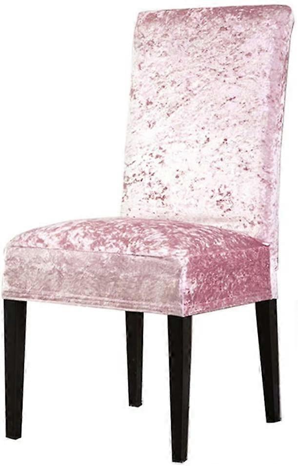 Tlustý sametový potah židle Jídelní židle Slipcover Elastic Stretch Chair Cover Case
