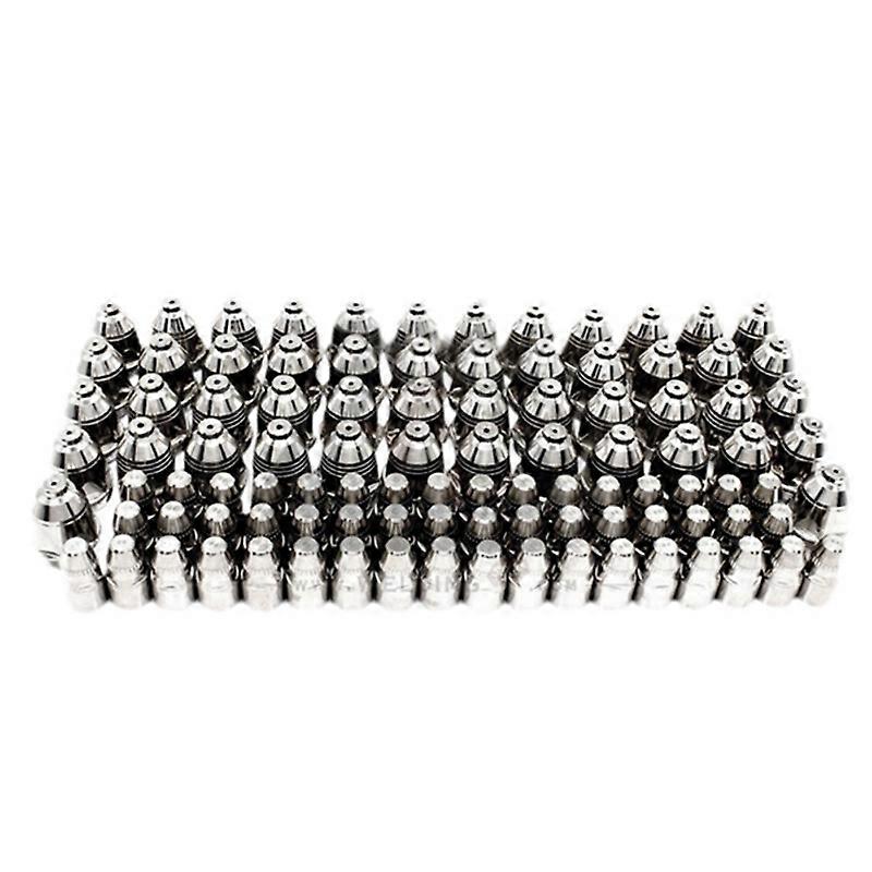 100Pcs P80 Antorcha de corte por plasma Corte consumible CNC 60A 80A 100A P80 Electrodo de punta de antorcha de plasma