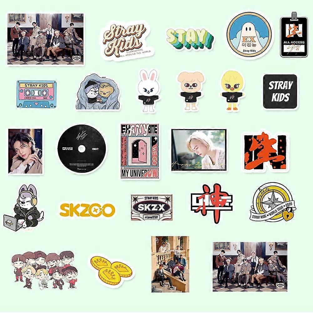 150 Stickers Stray Kids - Adesivi Vinile Impermeabili Per Kpop Fan