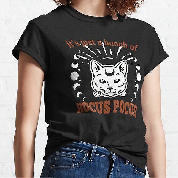 Hocus Pocus Halloween Celestial Cat Classic Tričko-RK55411