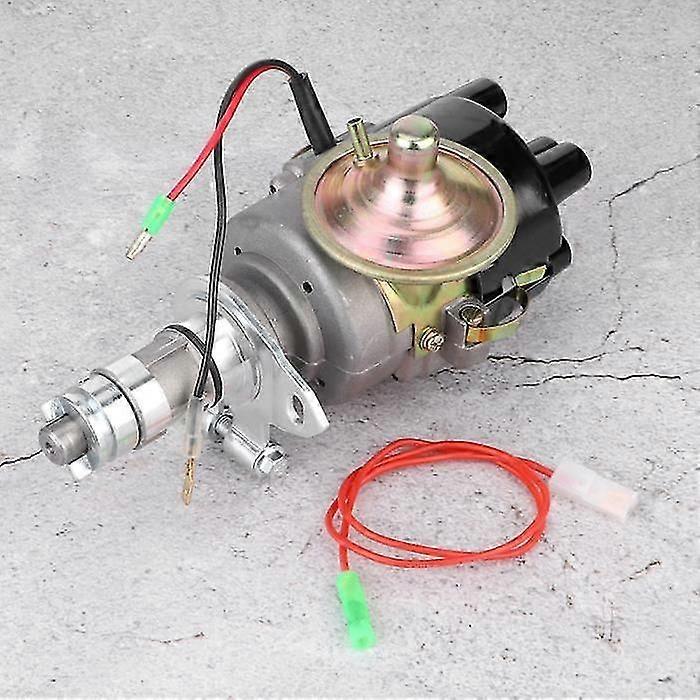 Distributore elettronico Qiilu Car Electronic Distributor, sostituzione elettronica della tensione elettronica del motociclo in lega di alluminio