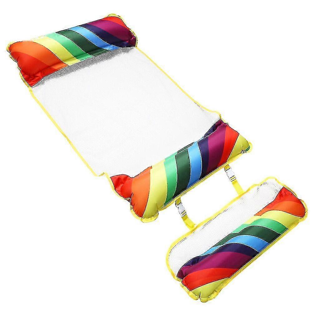 Inflatable Swimming Float Water Hammock Floating Pool Summer Beach Lounge Bed