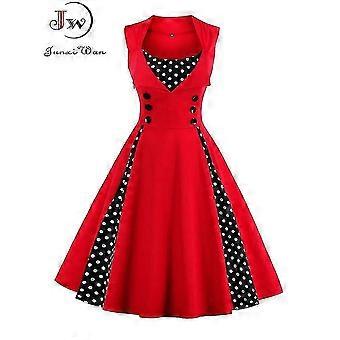 S-5xl Women Robe Retro Vintage Dress 50s 60s Rockabilly Dot Swing Pin Up Summer Party Dresses Elegant Tunic Vestidos Casual style 46 | Fruugo UK S-5xl Women Robe Retro Vintage Dress 50s 60s Rockabilly Dot Swing Pin Up Summer Party Dresses Elegant Tunic Vestidos Casual style 46 | Fruugo UK