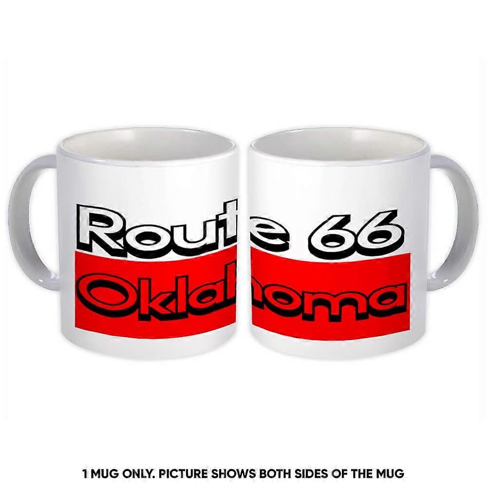 Gift Mug: Route 66 Oklahoma Rectangle