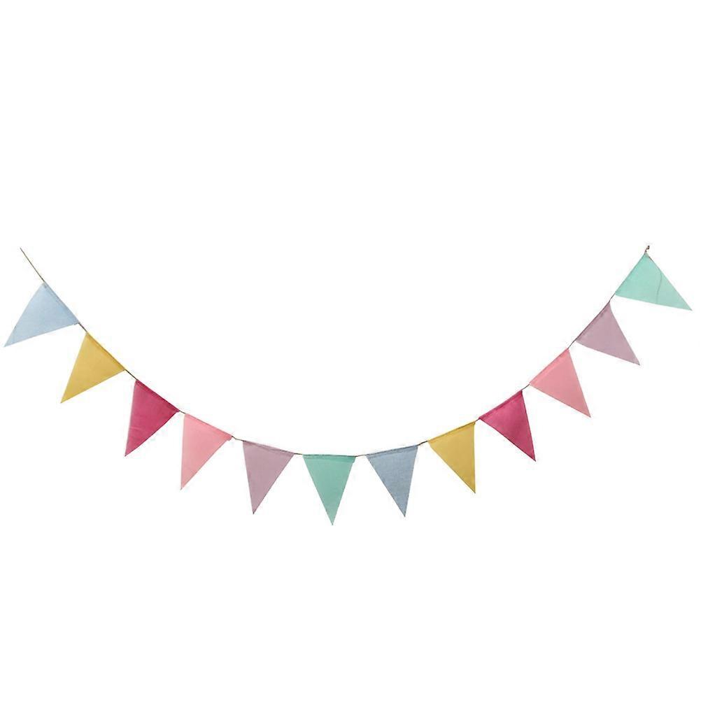12 Pcs Burlap Banner Triangle Garland Banner Party Banner Flags Party Banner Pennant Banner