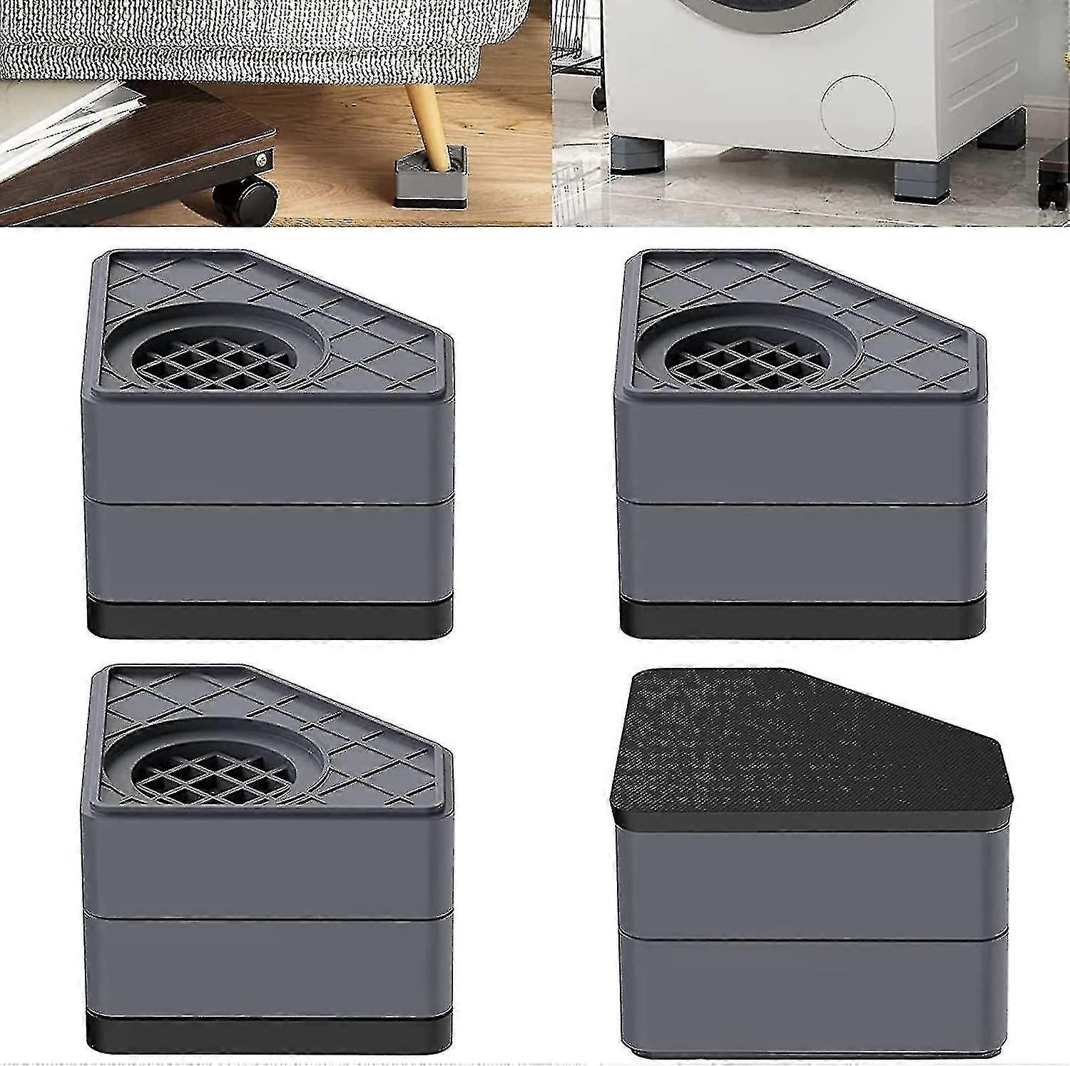 Washing Machine Anti-Vibration Pads: Set of 4 Shock and Noise Cancelling Feet