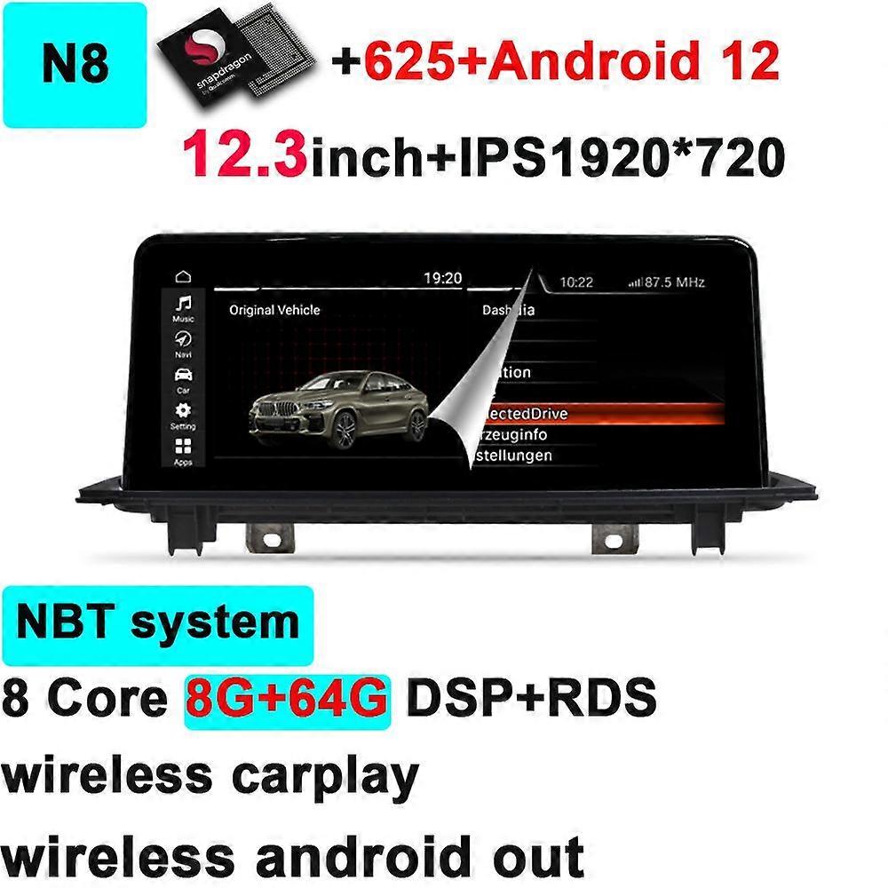 Car Carplay Android 12 Navigation GPS Audio Multimedia Radio Player for BMW 3 Series F30 F31 F34 F80 2013 2014 2015 2016 2017