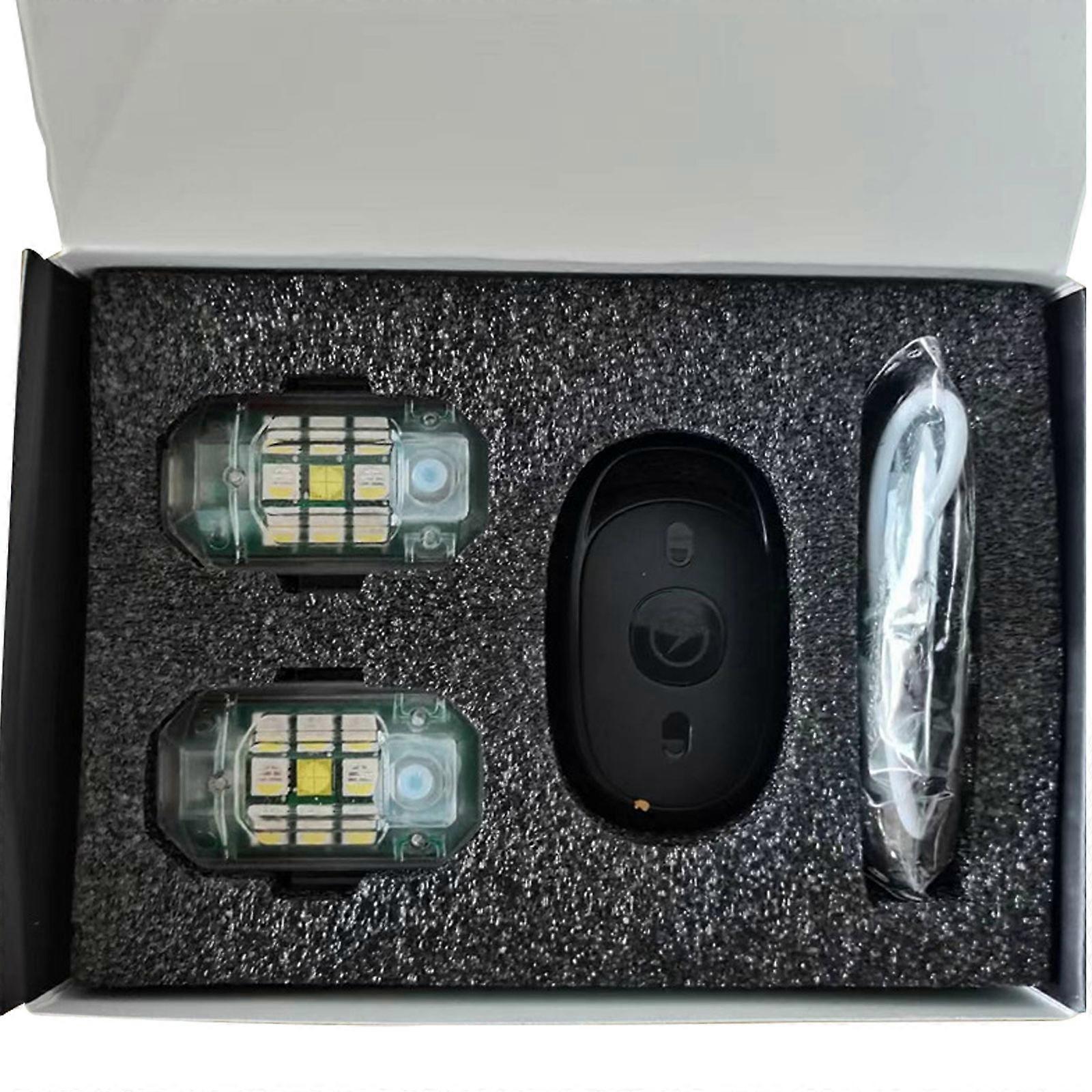 7 Colors Rechargeable Flashing Light High Brightness Wireless LED Strobe Light