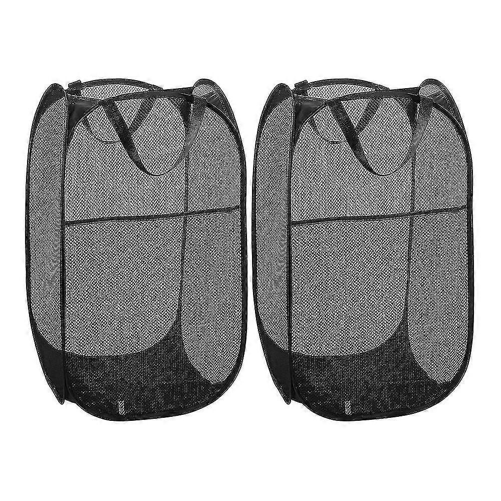 Mesh Popup Laundry Hamper - Portable, Durable For Dorm Or Travel