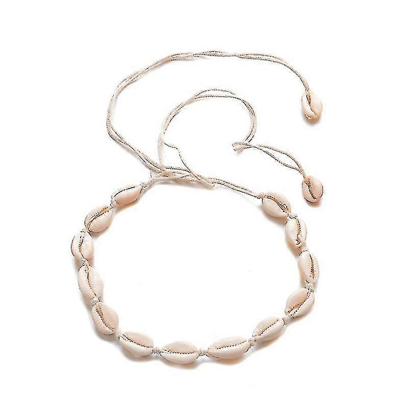 Necklace With White Shells-white