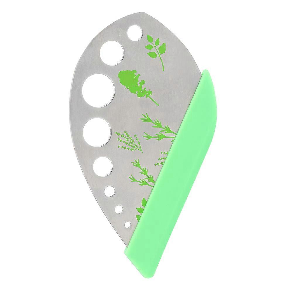Household Kitchen LooseLeaf Herb Slicer Multi-Functional 9 Hole Herb Stripper Chopper