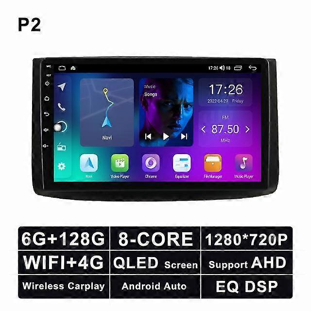 シボレー、アベオ、T250、ロバ、キャプティバル、エピカ、2006-2012、Android 11、オートラジオ、マルチメディアプレーヤー、ワイヤレス、カープレイ、オート、4G、LTE、QLED