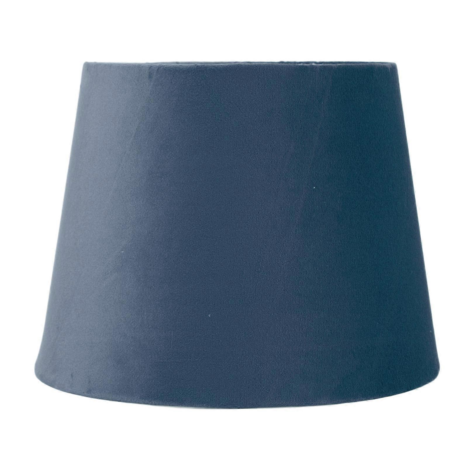 Fabric Lampshade Velvet Conical E27 E14 Blue