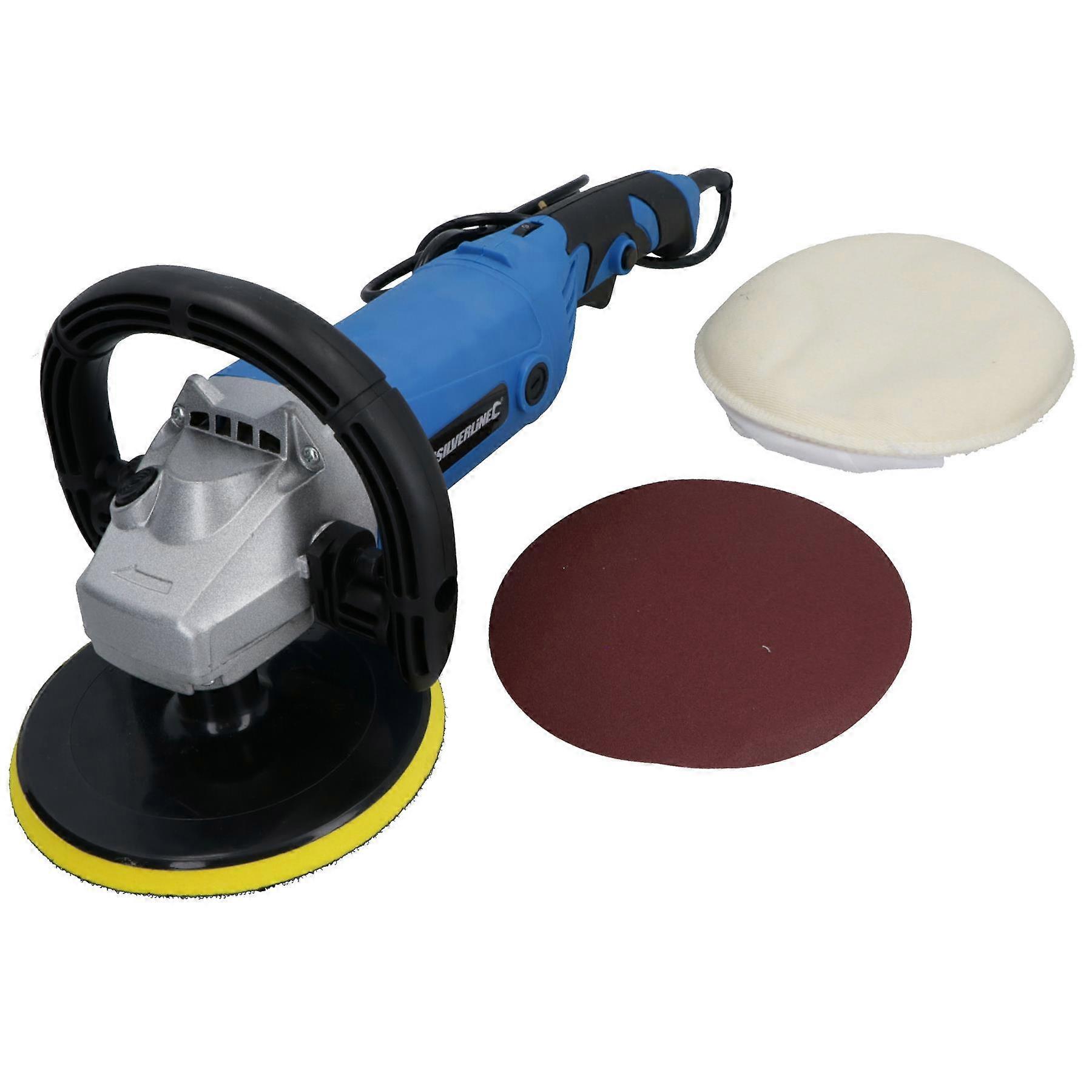 180mm Machine Polisher 1500W Electric Variable Speed Rotary Car Buffer SIL06