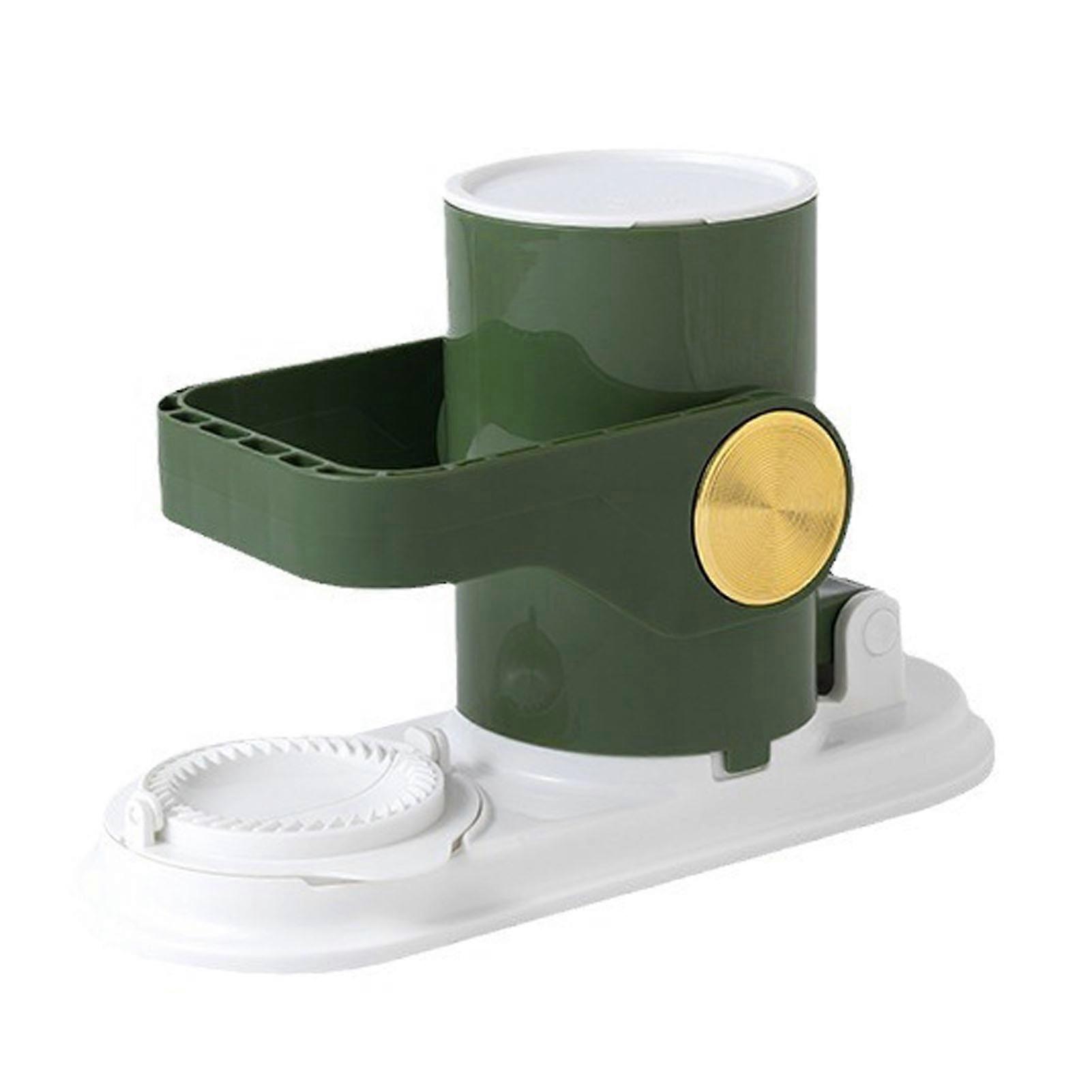 Dumpling Skin Maker 2 in 1 Multifunctional Manual Dumpling Maker Machine for Home Kitchen Restaurant Green