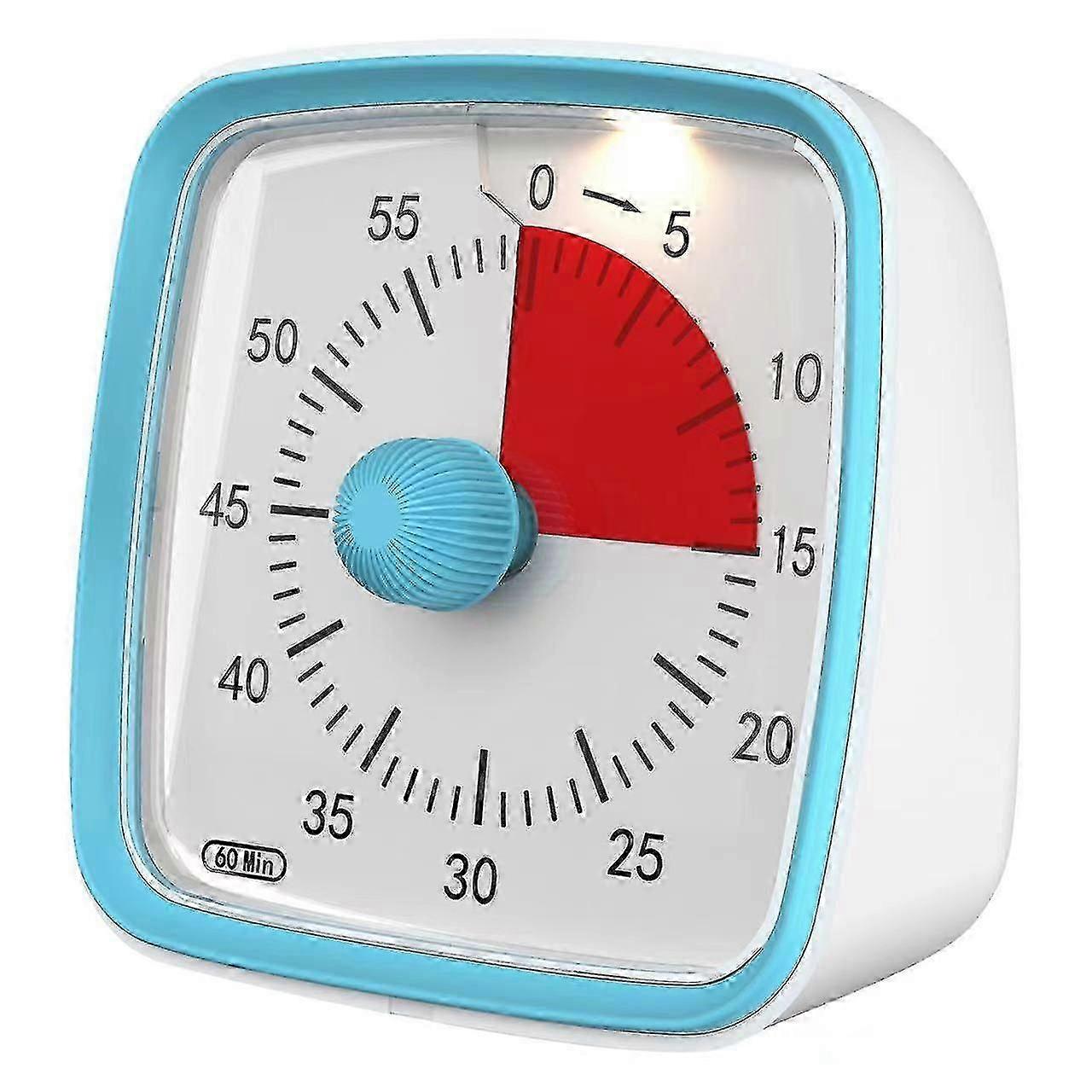 Visual Countdown Timer, Oversize Classroom Visual Timer For Kids And Adults, Durable Mechanical Kitchen Timer Clock