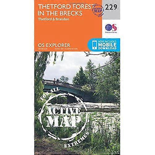 OS Explorer Map Active (229) Thetford Forest in the Brecks (OS Explorer Active Map)