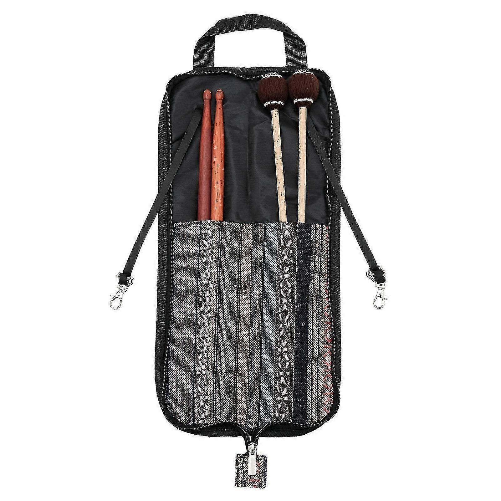 Special National Style Drum Stick Drumsticks Mallet Bag Case Cotton Material With Hanging Hooks