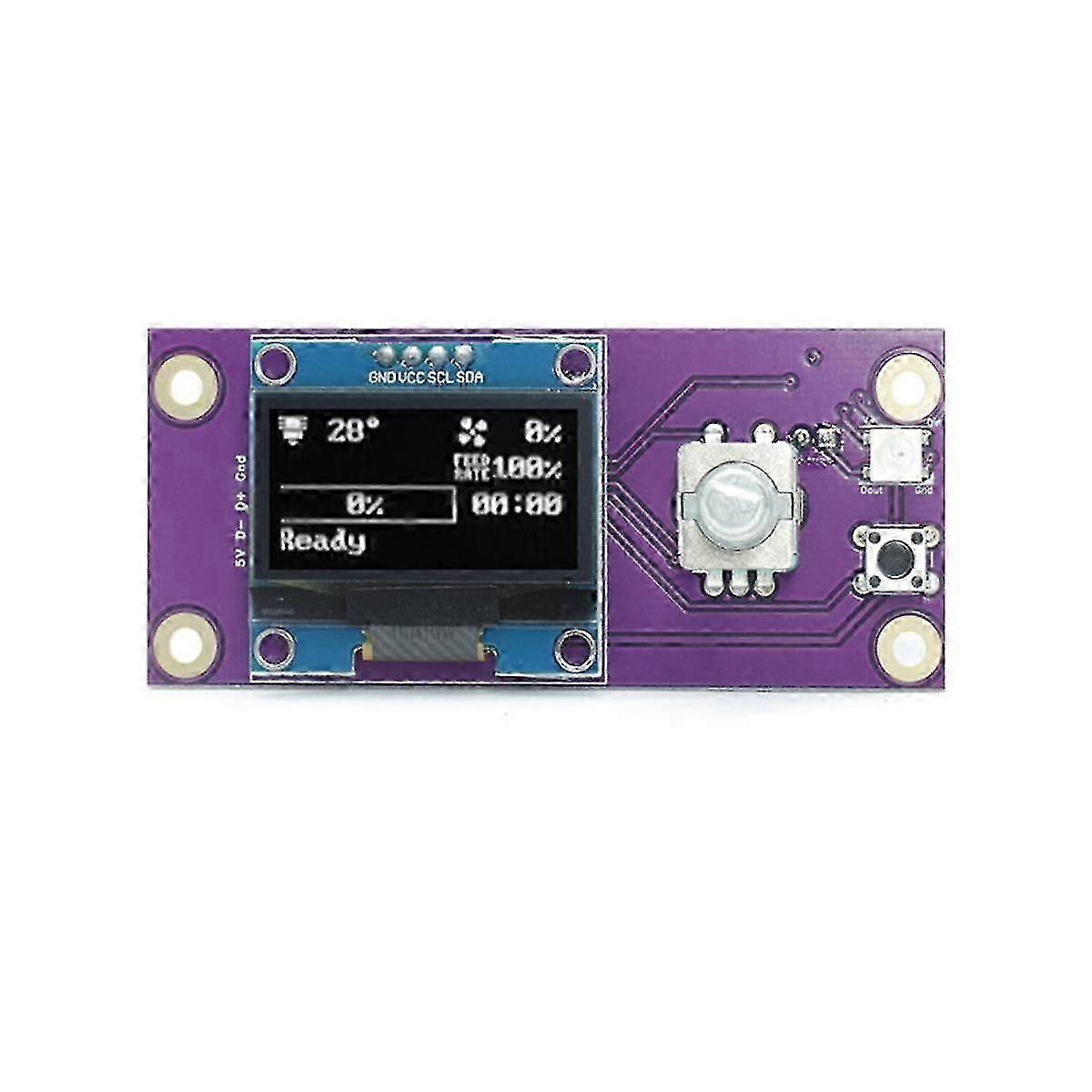 1.3 Inch Oled Display For / Rgb Light Smart Display For Voron V0 V0.1 V0.2 3d Printer Accessories