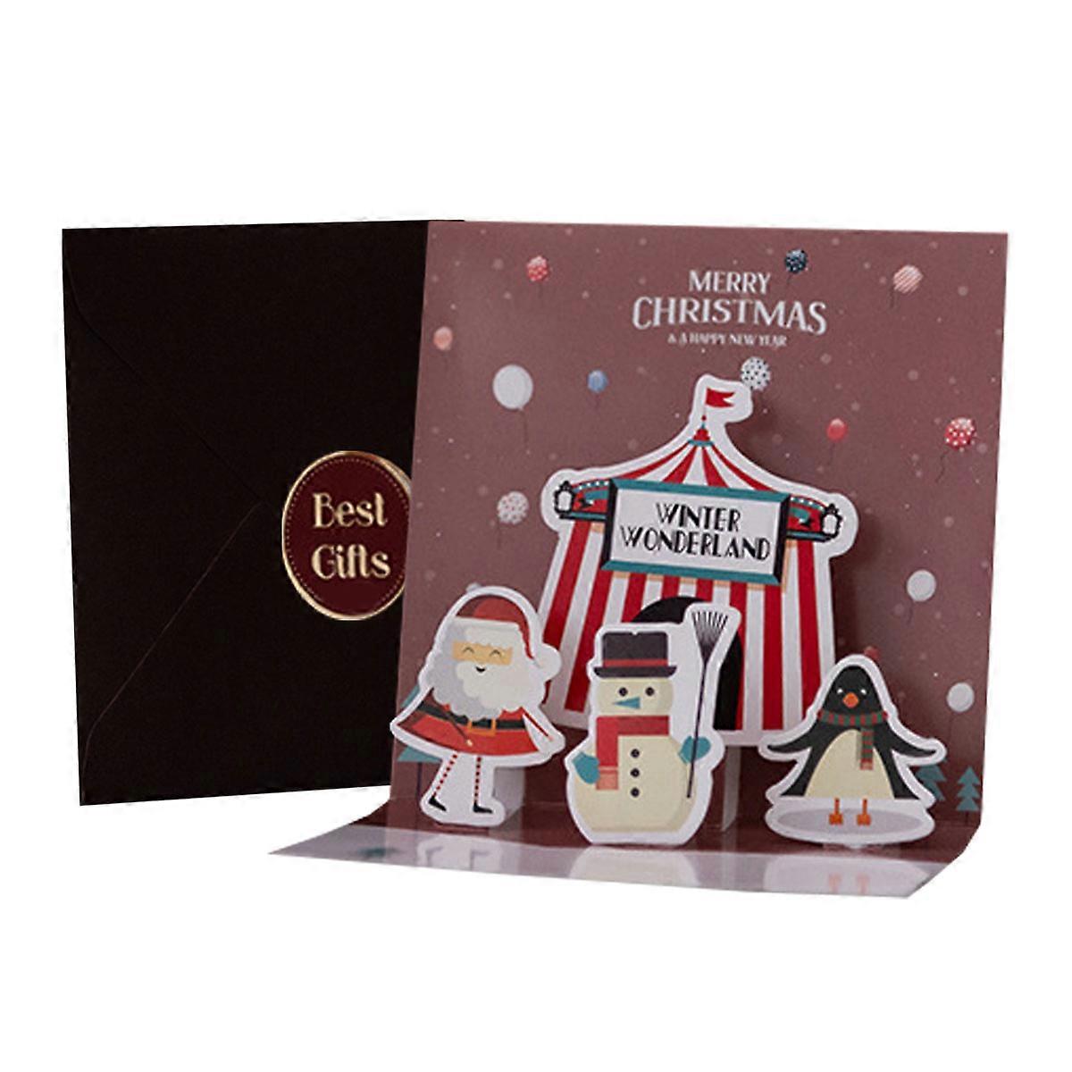 Pop Up Card Christmas, Funny 3D Card