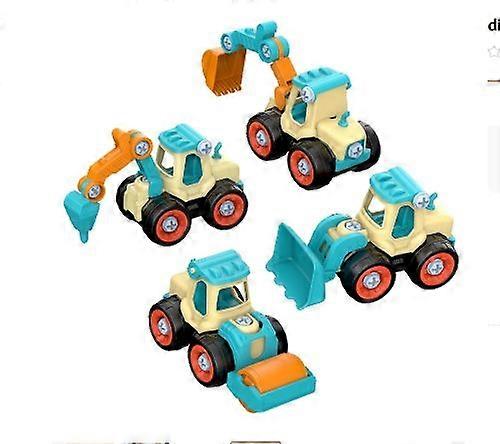 Engineering Vehicle Diy Toy For 3-6 Years Old Kids Take Apart Toys Toddler Assembly Truck