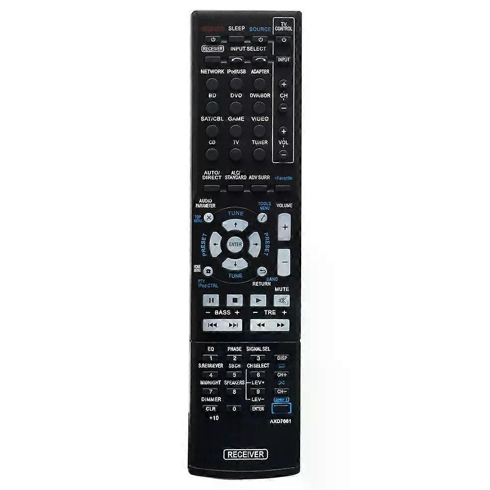 New AXD7661 For Pioneer AV Receiver Remote Control VSX-42 VSX-822-K VSX-1022-K