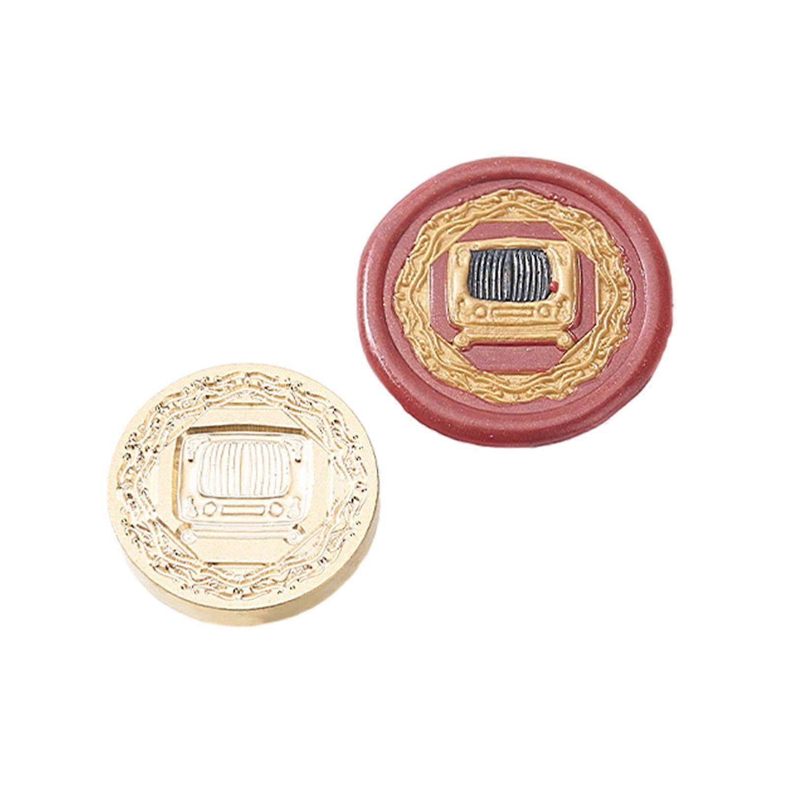 Retro Pattern Wax Stamp Head Replacement for Wedding Invitation, Valentines Card Decorations