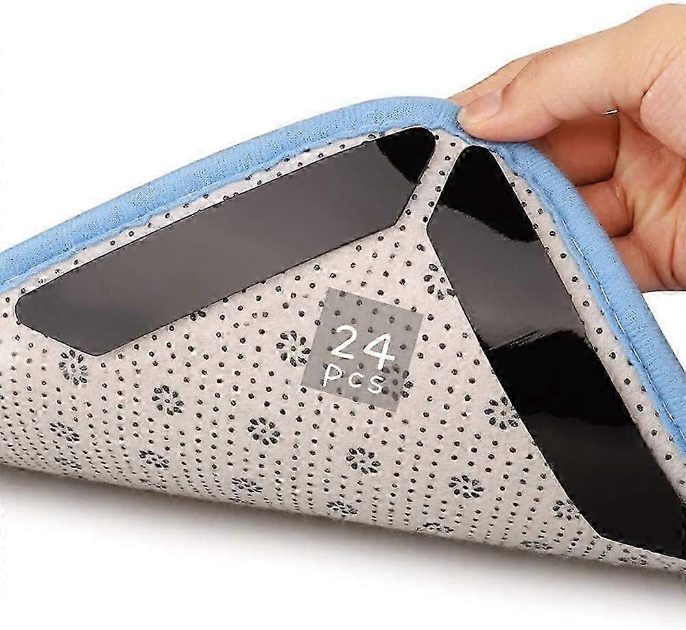 24 Pcs Non Slip Mats, Non Slip Under Mat, Anti Slip Mat, Anti Slip Self